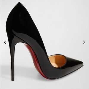 Christian Louboutins So Kate 120 Patent Pointed-Toe Red Sole Pump